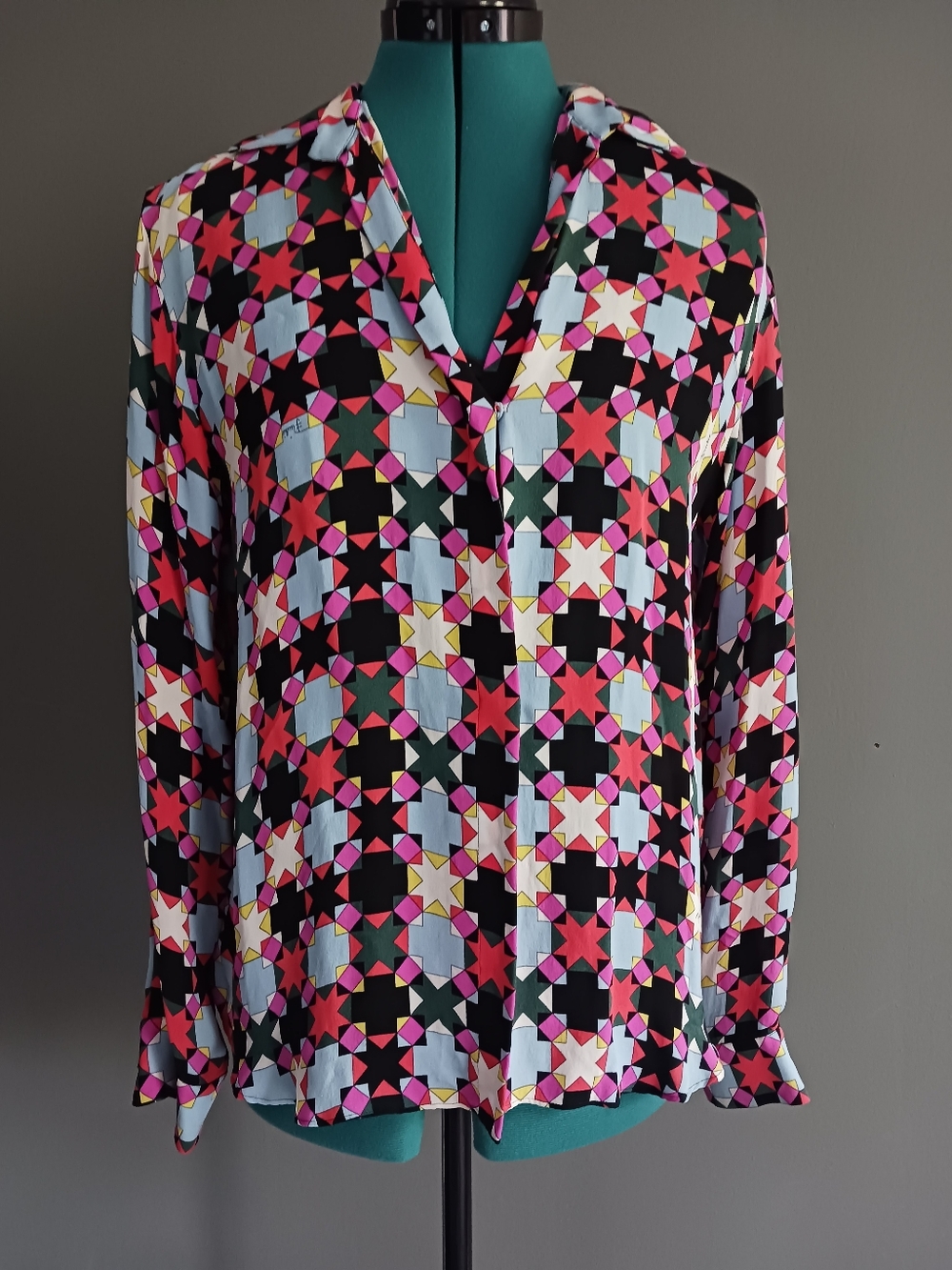Emilio Pucci ARCHIVIO silk Blouse Size 6